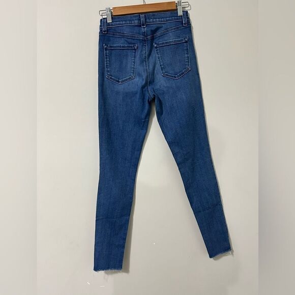 J Brand High Rise Skinny Jeans Raw Hem - Picture 6 of 9